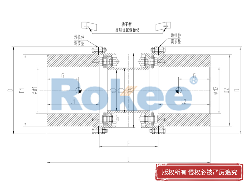 RLQU改進型法蘭快裝膜片聯(lián)軸器,雙膜片聯(lián)軸器廠家,雙膜片聯(lián)軸器生產(chǎn)廠家